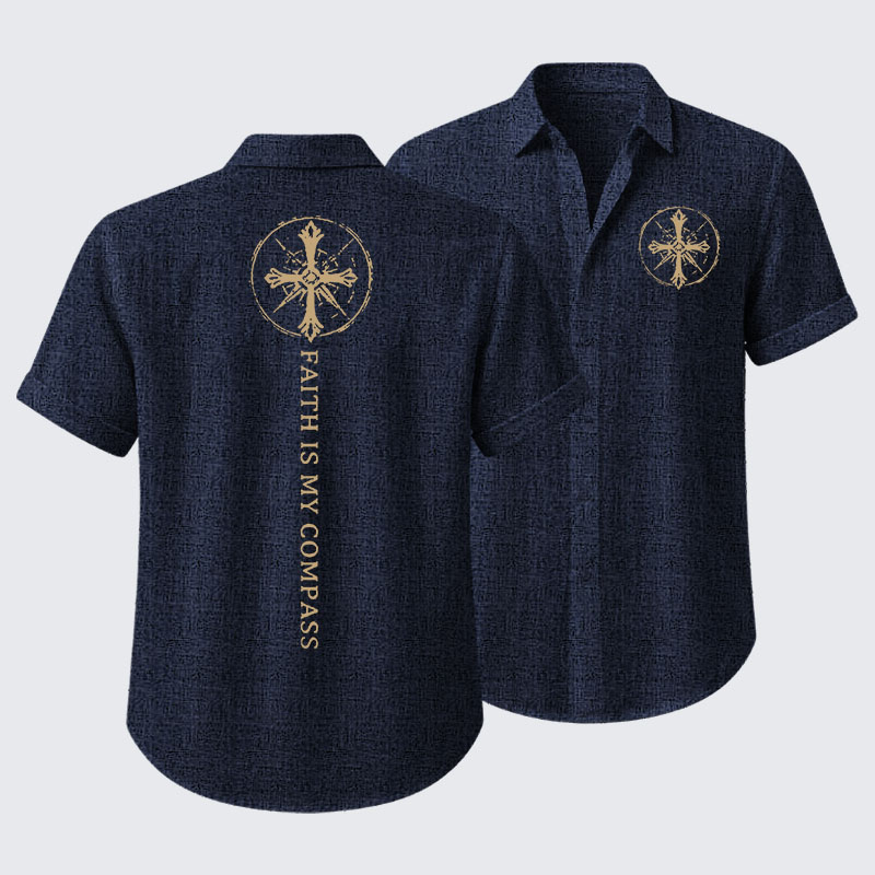 Faith Is My Compass Short Sleeve Shirt