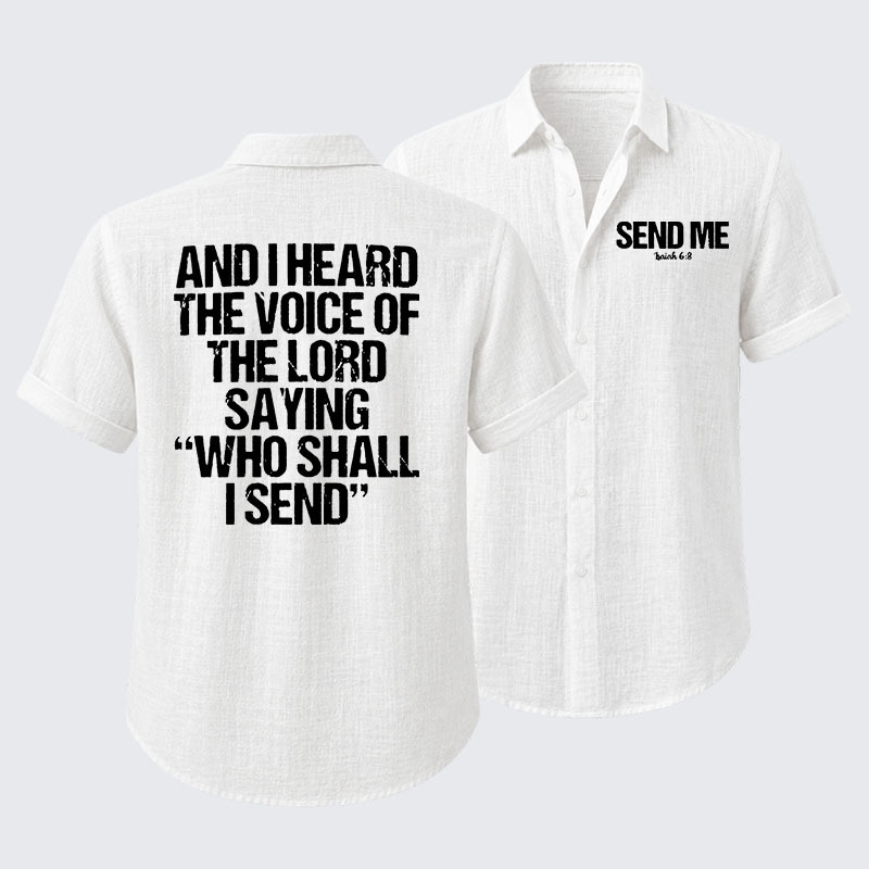  Send Me Isaiah 6:8 Short Sleeve Shirt