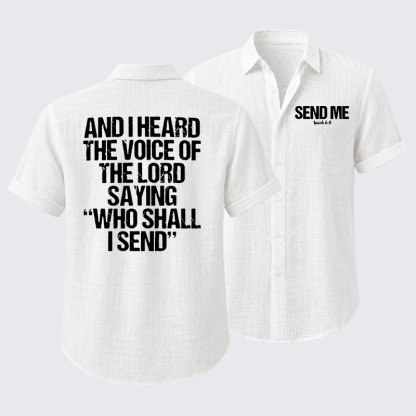  Send Me Isaiah 6:8 Short Sleeve Shirt