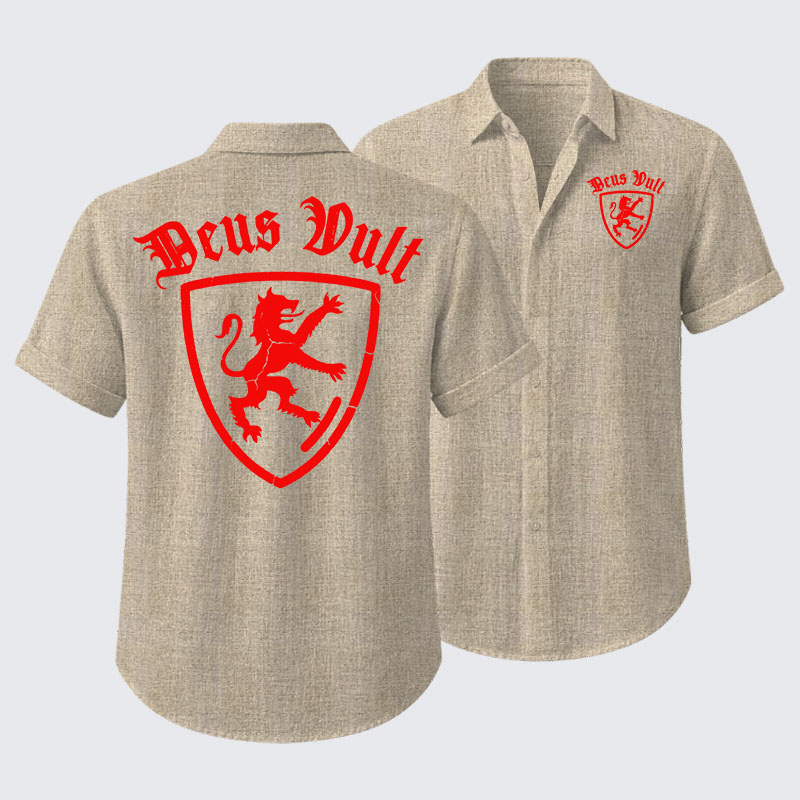 Deus Vult Short Sleeve Shirt