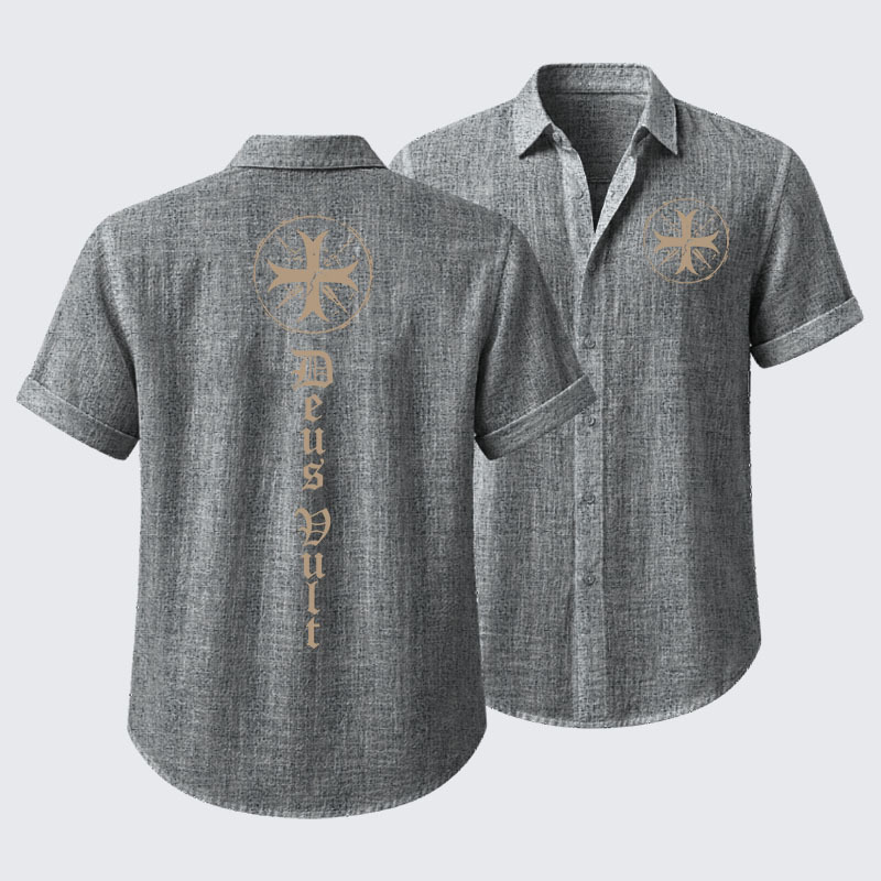Deus Vult Short Sleeve Shirt