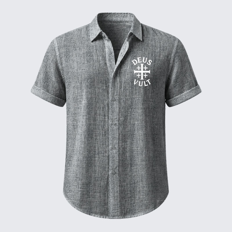 Deus Vult Short Sleeve Shirt