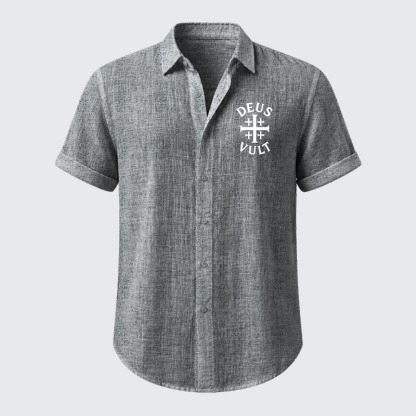 Deus Vult Short Sleeve Shirt