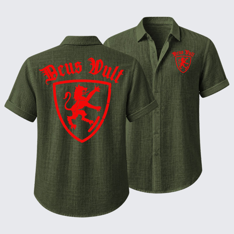Deus Vult Short Sleeve Shirt