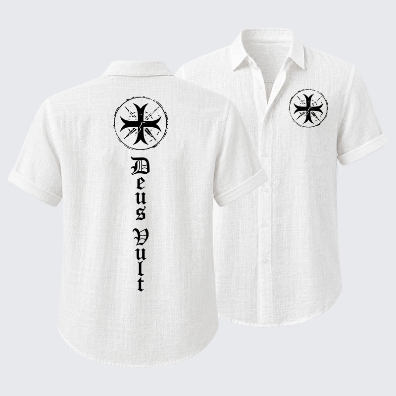 Deus Vult Short Sleeve Shirt