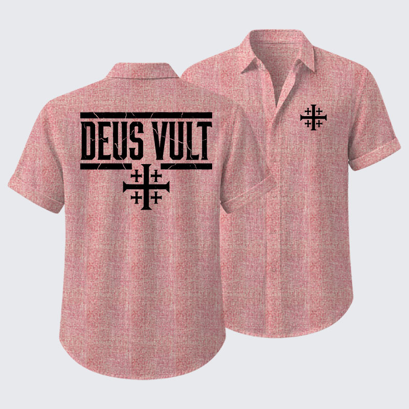 Deus Vult Short Sleeve Shirt