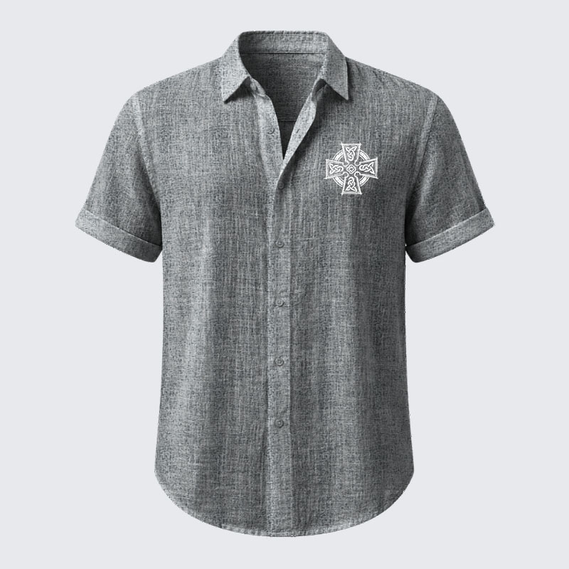 Celtic Cross Short Sleeve Shirt