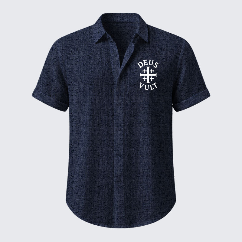 Deus Vult Short Sleeve Shirt