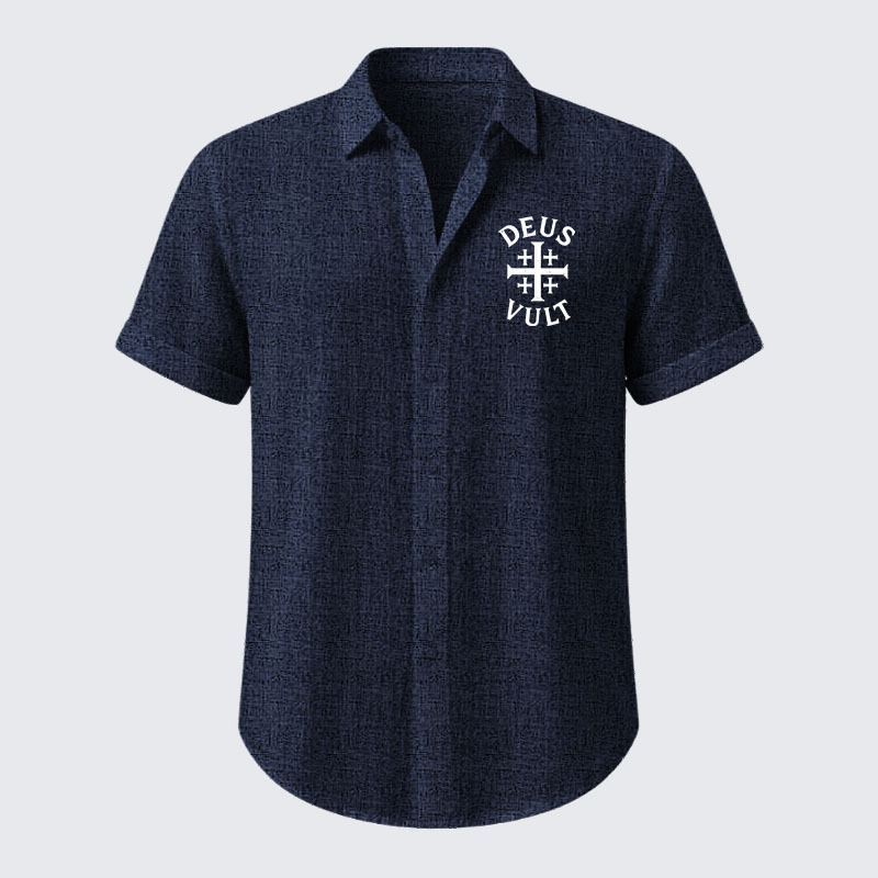 Deus Vult Short Sleeve Shirt