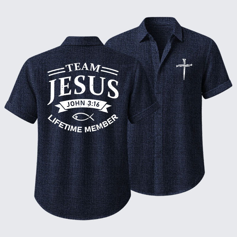 Jesus Team Short Sleeve Shirt