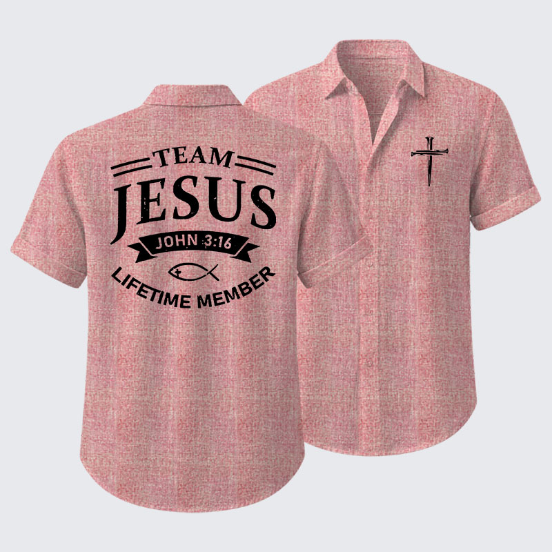 Jesus Team Short Sleeve Shirt