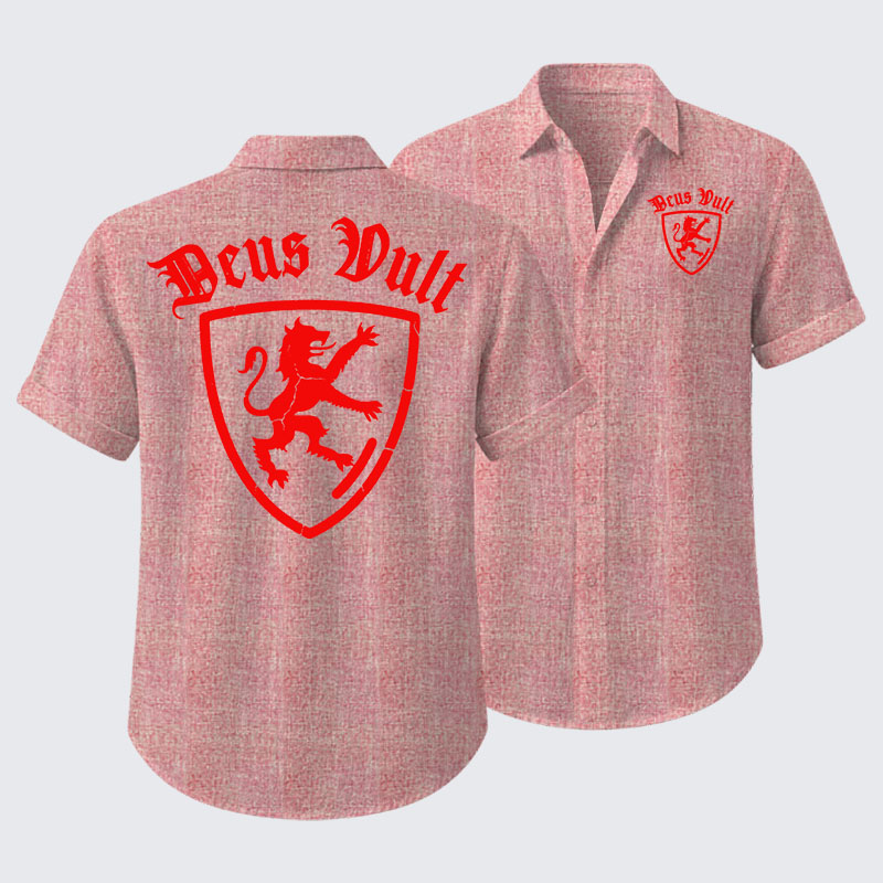 Deus Vult Short Sleeve Shirt