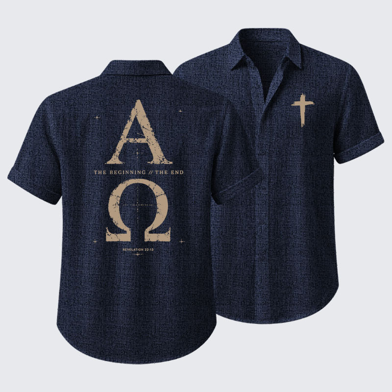 Alpha and the Omega Revelation 22:13 Short Sleeve Shirt