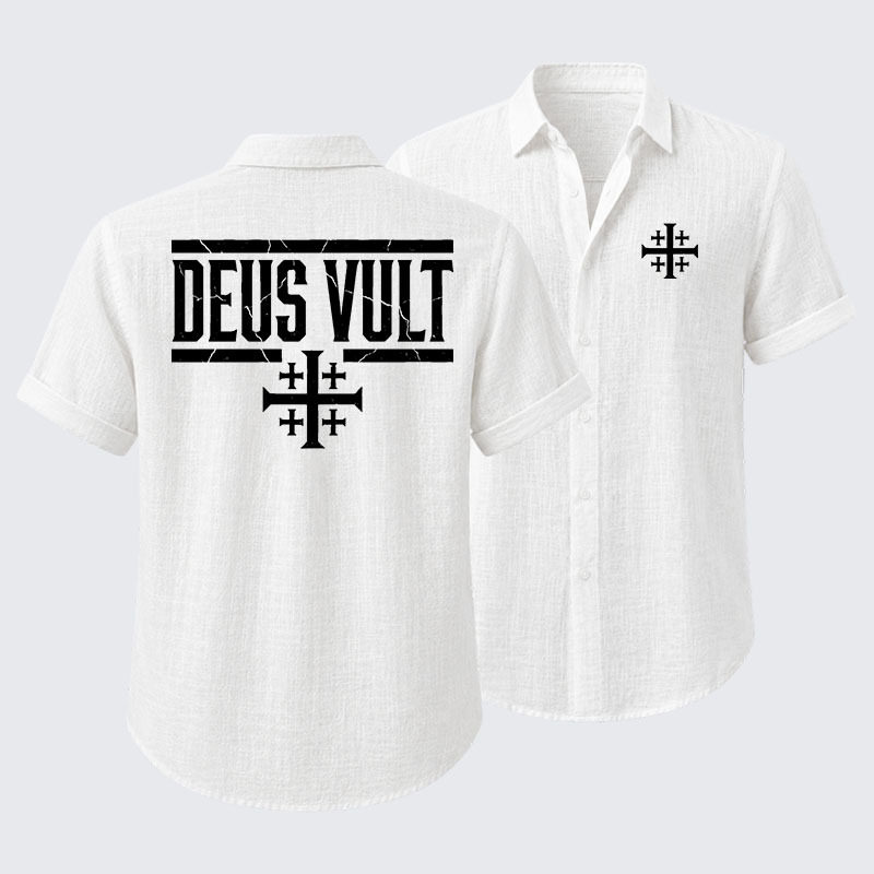Deus Vult Short Sleeve Shirt
