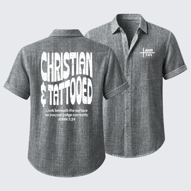 Christian & Tattooed Short Sleeve Shirt