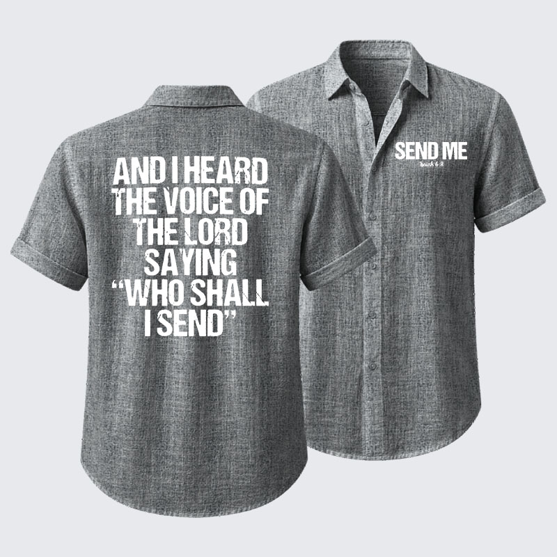  Send Me Isaiah 6:8 Short Sleeve Shirt