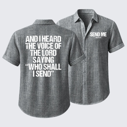  Send Me Isaiah 6:8 Short Sleeve Shirt