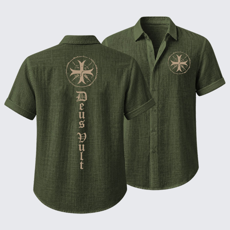 Deus Vult Short Sleeve Shirt