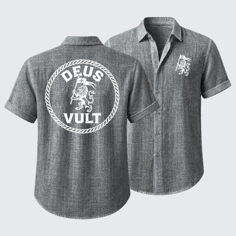 Deus Vult Short Sleeve Shirt