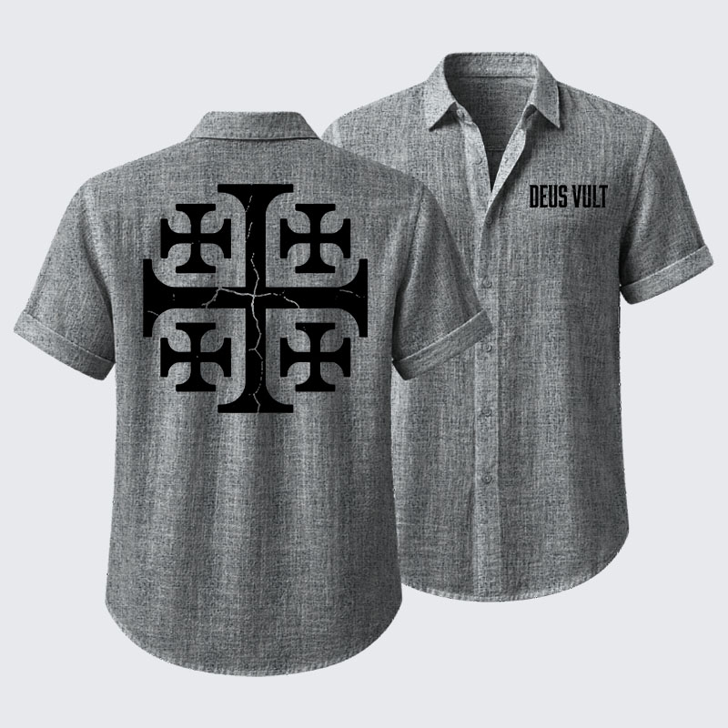 Deus Vult Short Sleeve Shirt