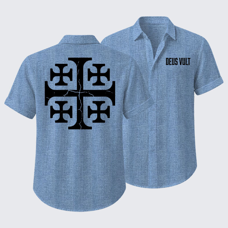 Deus Vult Short Sleeve Shirt