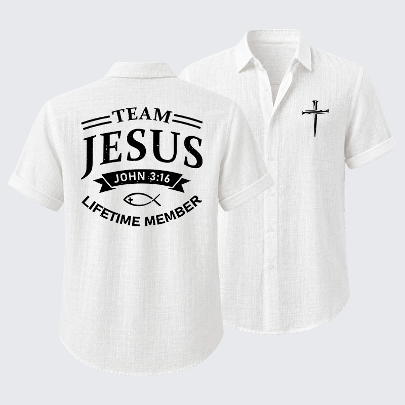 Jesus Team Short Sleeve Shirt
