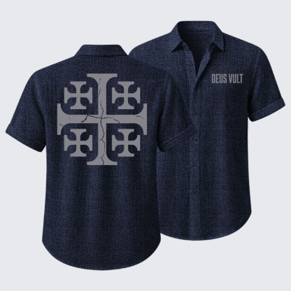 Deus Vult Short Sleeve Shirt
