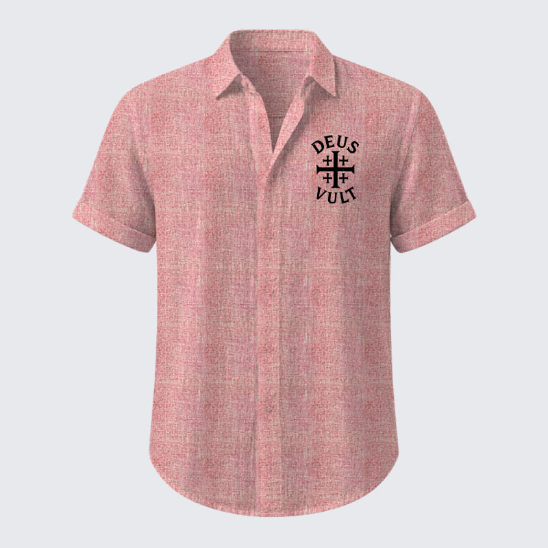 Deus Vult Short Sleeve Shirt