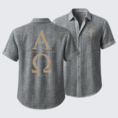 Alpha and the Omega Revelation 22:13 Short Sleeve Shirt
