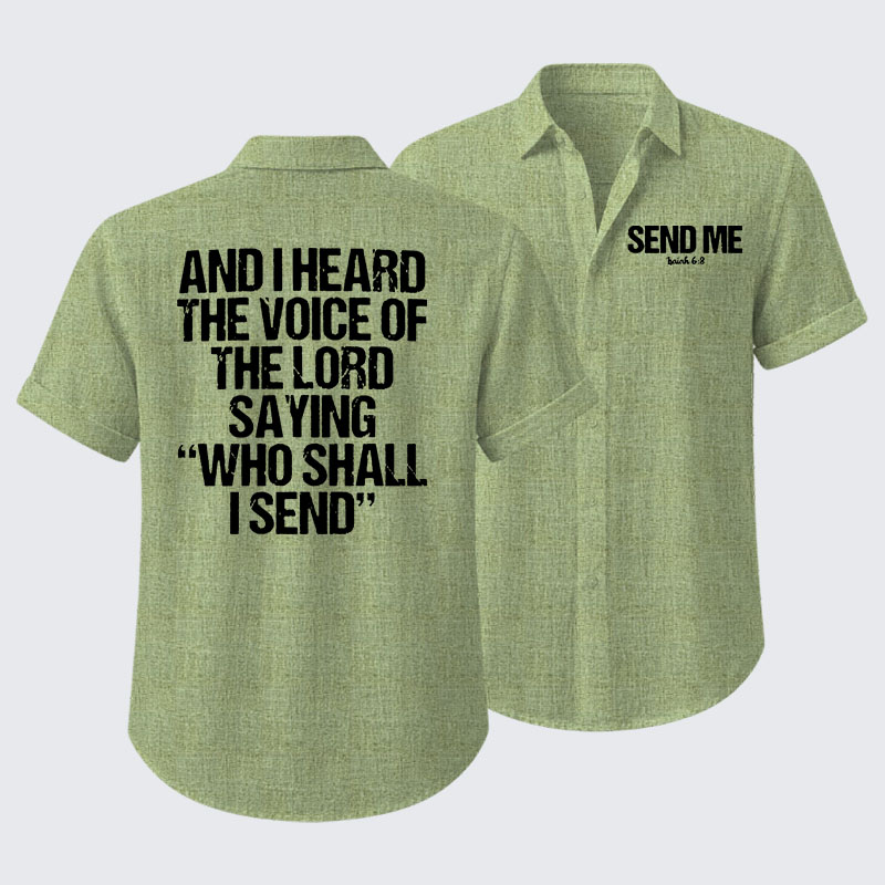  Send Me Isaiah 6:8 Short Sleeve Shirt