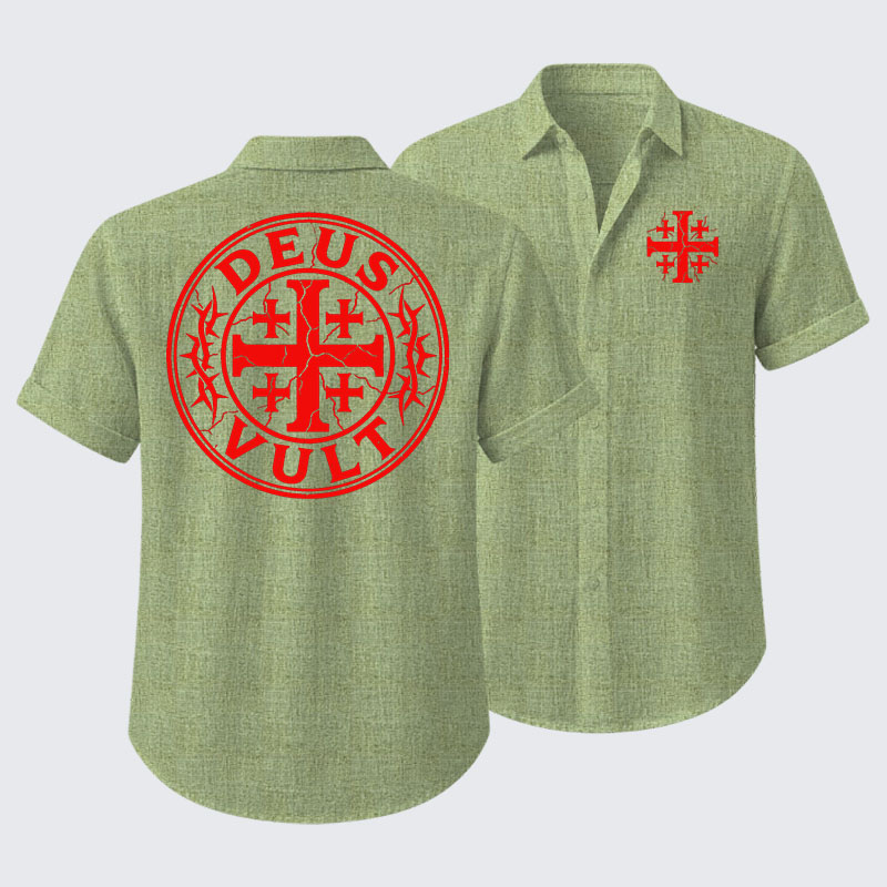 Deus Vult Short Sleeve Shirt