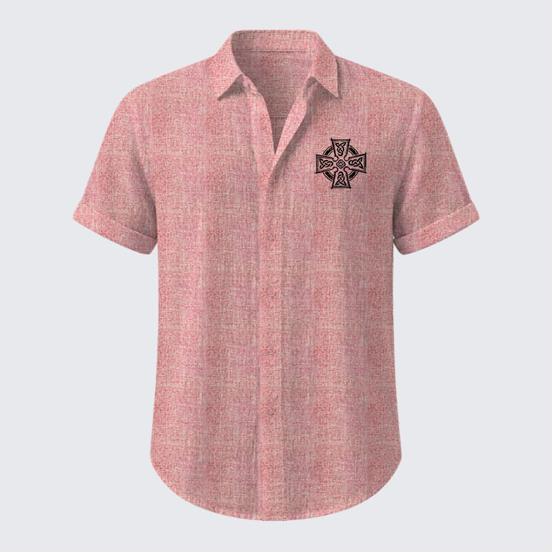 Celtic Cross Short Sleeve Shirt