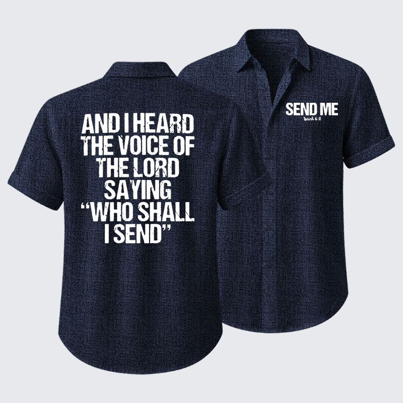  Send Me Isaiah 6:8 Short Sleeve Shirt
