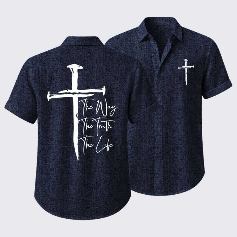 Jesus The Way The Truth The Life Short Sleeve Shirt