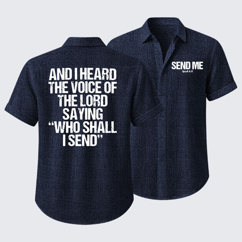  Send Me Isaiah 6:8 Short Sleeve Shirt