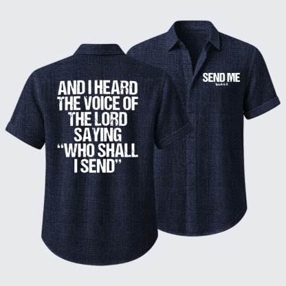  Send Me Isaiah 6:8 Short Sleeve Shirt