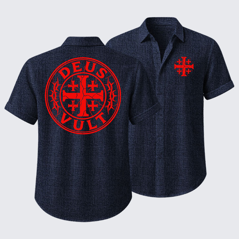 Deus Vult Short Sleeve Shirt