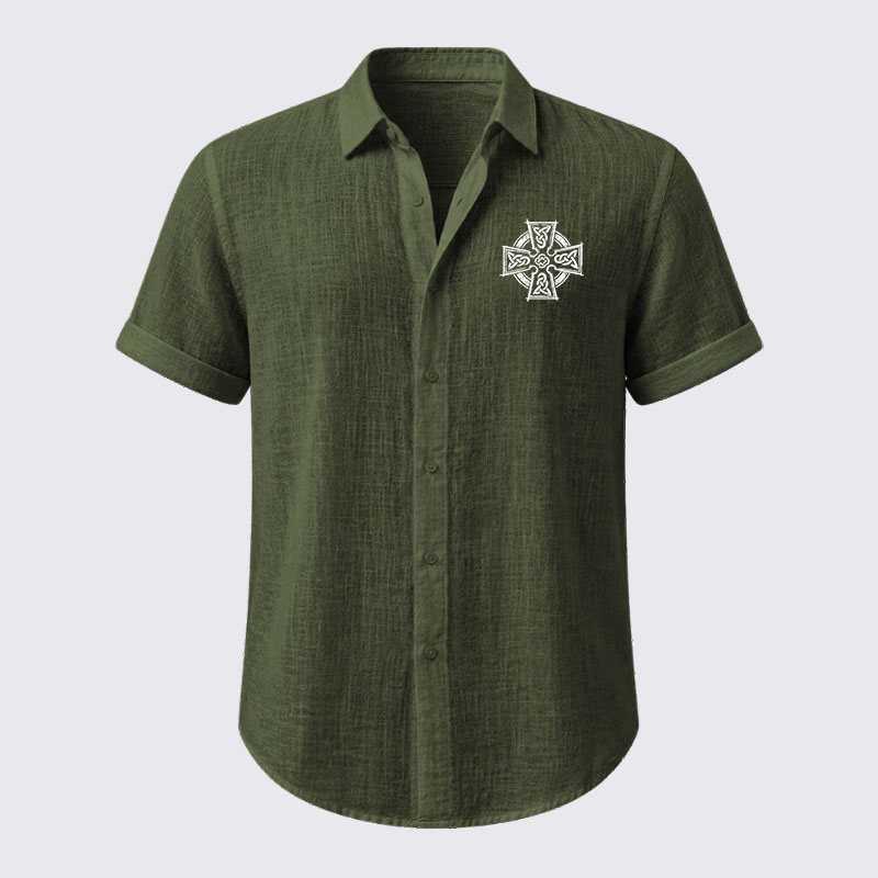 Celtic Cross Short Sleeve Shirt