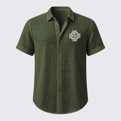 Celtic Cross Short Sleeve Shirt