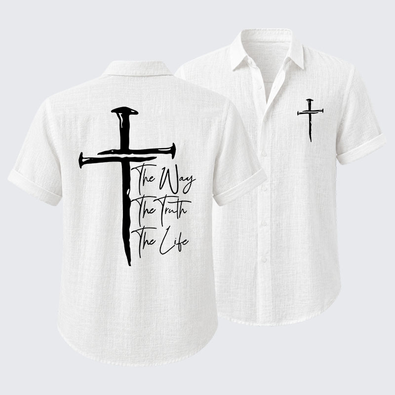 Jesus The Way The Truth The Life Short Sleeve Shirt