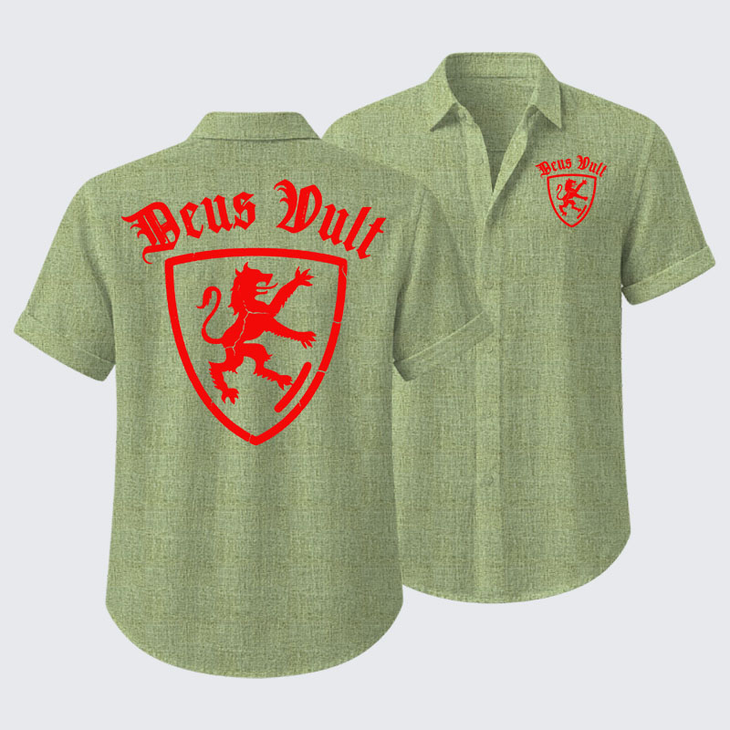 Deus Vult Short Sleeve Shirt