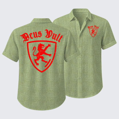 Deus Vult Short Sleeve Shirt