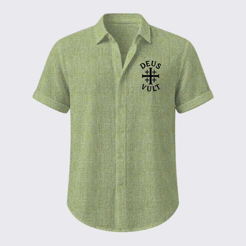 Deus Vult Short Sleeve Shirt