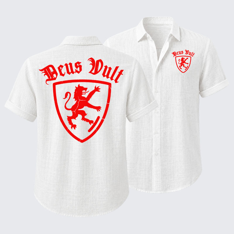 Deus Vult Short Sleeve Shirt