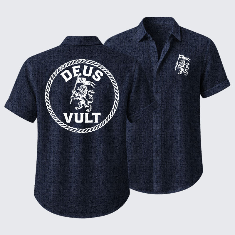 Deus Vult Short Sleeve Shirt