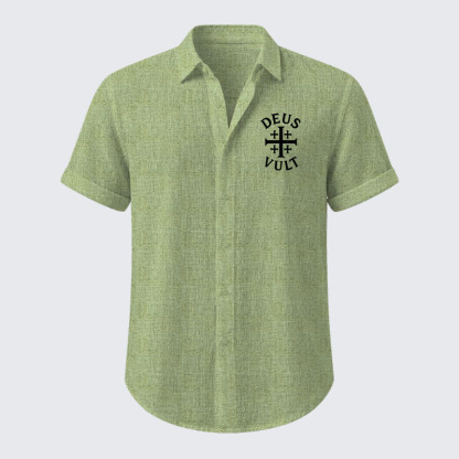 Deus Vult Short Sleeve Shirt