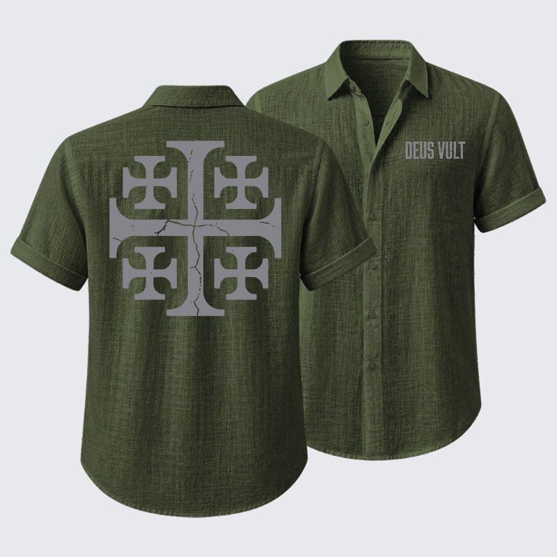 Deus Vult Short Sleeve Shirt