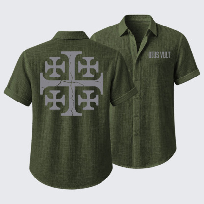 Deus Vult Short Sleeve Shirt