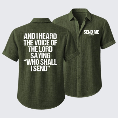  Send Me Isaiah 6:8 Short Sleeve Shirt