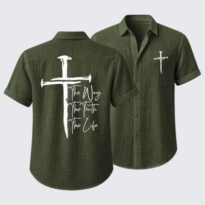 Jesus The Way The Truth The Life Short Sleeve Shirt